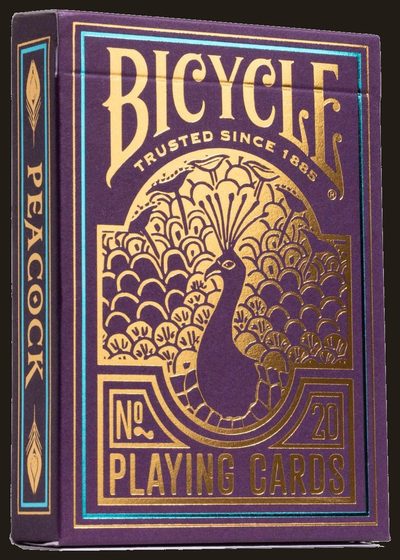 Peacock Playing Cards - Purple