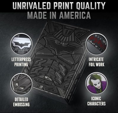 theory11 The Dark Knight Trilogy Premium Playing Cards - Officially Licensed Batman Theme Deck