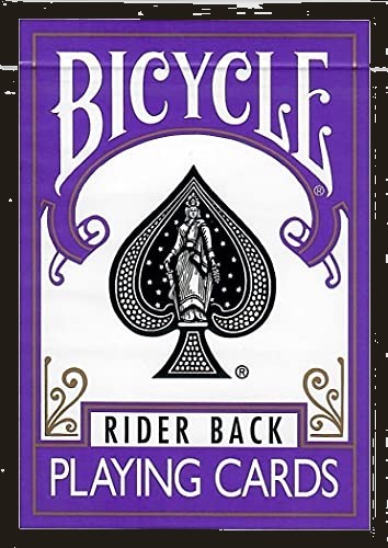 Bicycle Rider Back Playing Cards - Purple