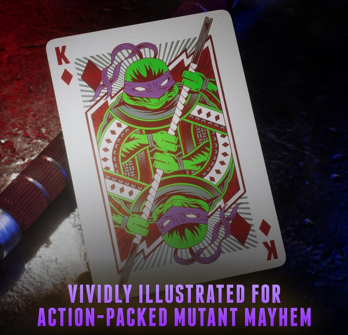 theory11 Teenage Mutant Ninja Turtles Premium Playing Cards, Poker Size Standard Index, Luxury Playing Cards