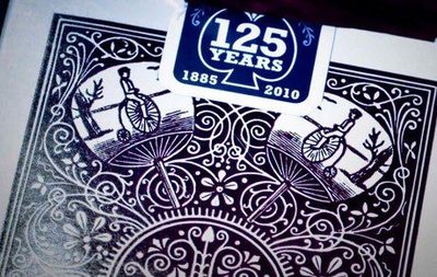 Bicycle 125th Anniversary Edition Playing Cards - Blue