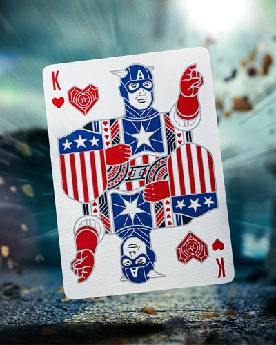 Captain America Playing Cards