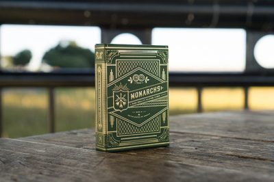 Green Monarch Playing Cards