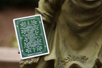 Green Monarch Playing Cards