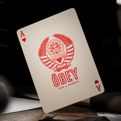 OBEY Playing Cards - Gold