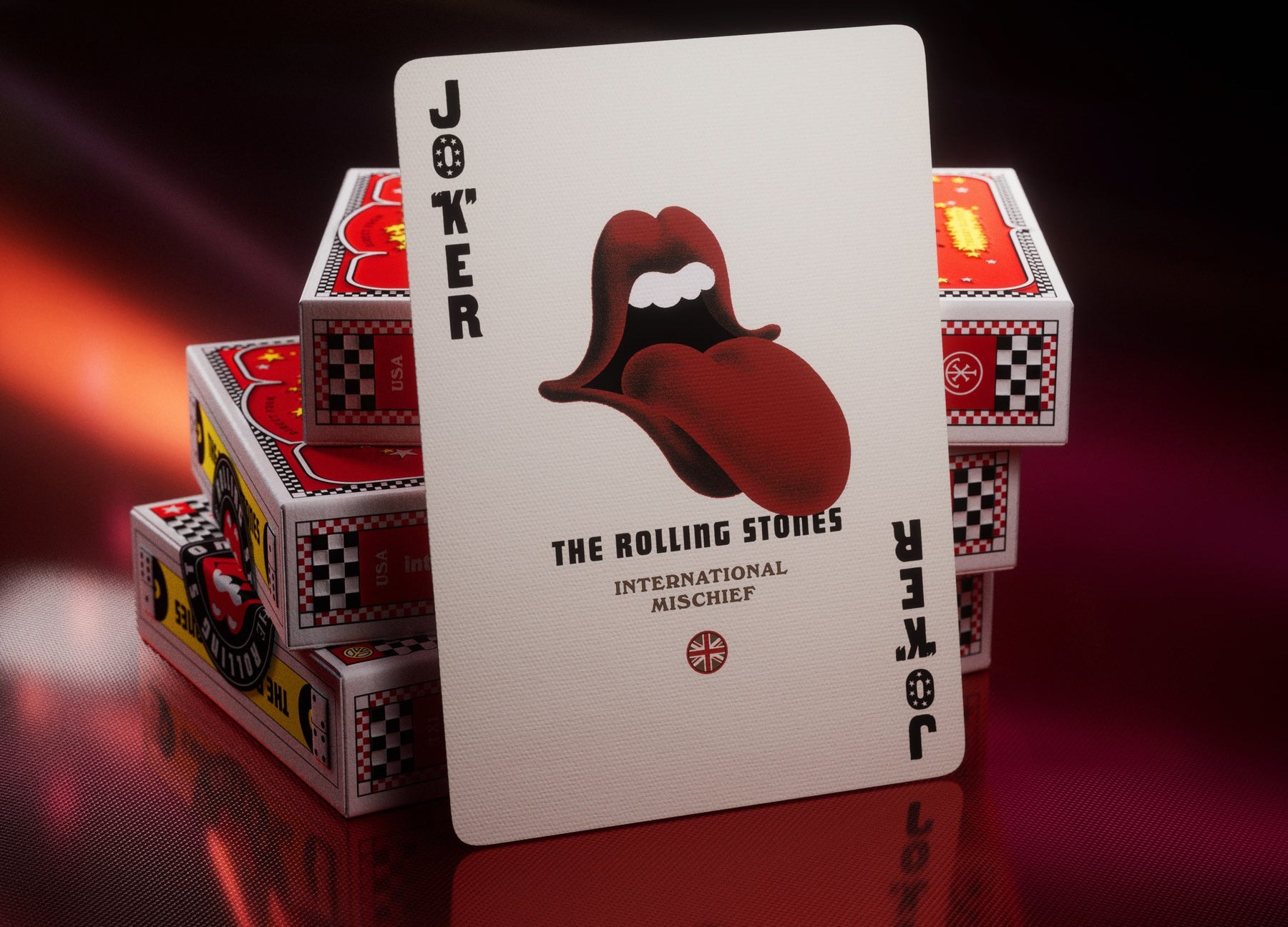 Rolling Stones Playing Cards